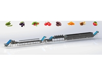 500-3000 Kg / Saat Sebze Meyve Ve Kuruyemiş İşleme Hattı