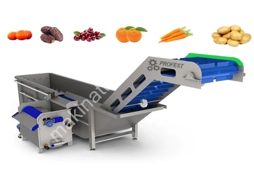 Machine à laver les fruits et légumes de 100 à 500 kg