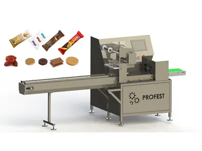 50-100 Pieces / Minute Flowpack Horizontal Packaging Machine