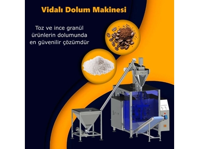 10-1000 g (20-40 Pieces / Minute) Fully Automatic Screw Filling and Packaging Machine - 0