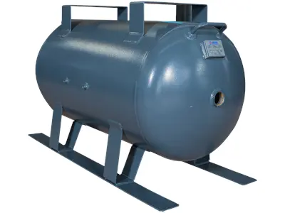 1000 Litre Yatay Tip Kompresör Hava Tankı