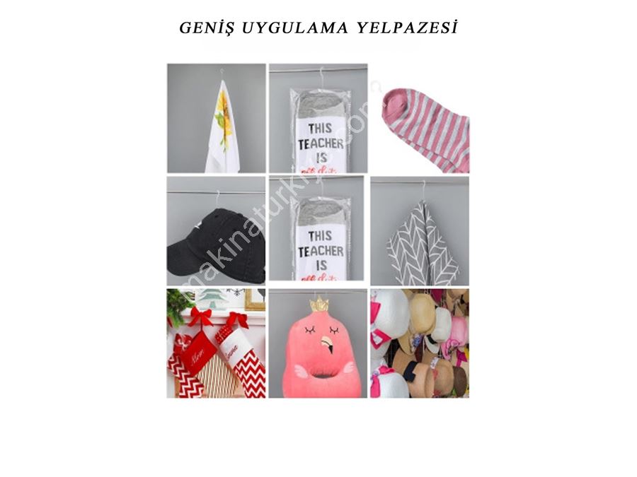 Etiket Takma Tabancası Yedek İğneli Set ve 5000 Adet 45 mm Halka Askılı Kılçık