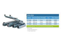 30 - 40 - 50 cm Metal Gövde Poşet Ağzı Yapıştırma Makinası