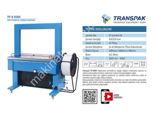 Machine à cercler en plastique entièrement automatique