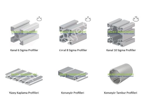 Alüminyum Sigma Profil Ürün Grubu