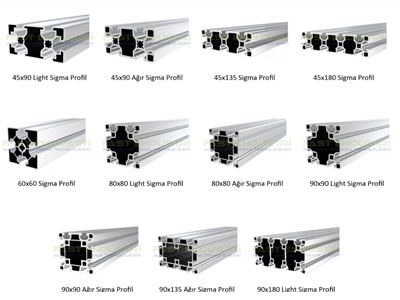 Alüminyum Sigma Profil Ürün Grubu - 3