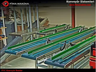 Alüminyum Şase PVC Bantlı Konveyör