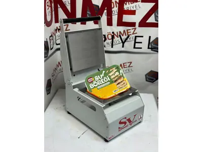 Karton Tabak Yapıştırma Makinesi Su Böreği Döner Paketleme Makinası