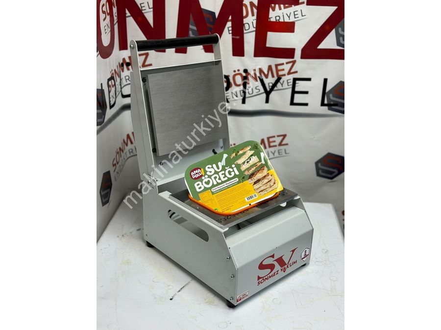 Machine d'étanchéité sous vide Sönmez pour colis de börek à l'eau avec machine d'emballage de doner