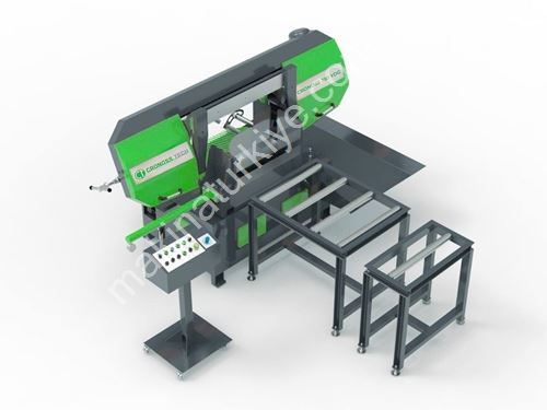 350X700 mm Abgewinkelschnitt Halbautomatische Bandsäge