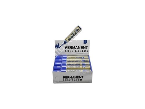 Metapin 10mm Permanent Kartonstift Blau 10er-Packung