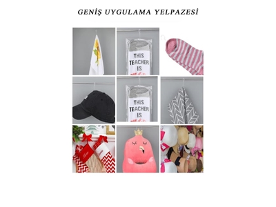 Etiket Takma Tabancası Yedek İğneli Set ve 5000 Adet 35 mm Halka Askılı Kılçık - 1