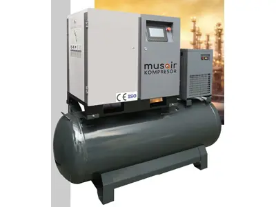 20 Hp 500 Litre Tank Üstü Kompakt Kompresör