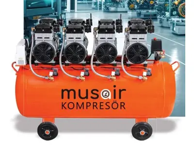 200 Litre 8 Hp Sessiz ve Yağsız Hava Kompresörü
