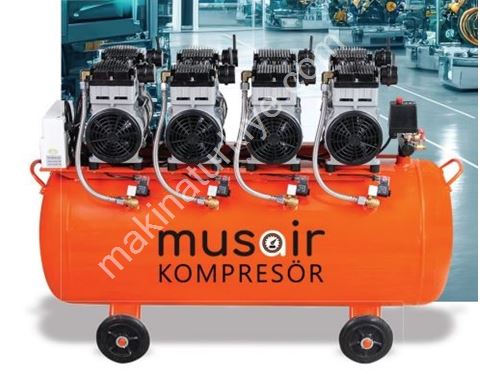 200 Litre 8 Hp Sessiz ve Yağsız Hava Kompresörü