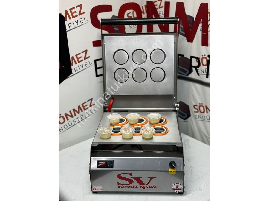 70 Mm Sos Kabı Yapıştırma Kapatma Makinesi Dürüm Sosu Paketleme Makinası