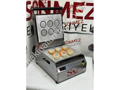 70 Mm Sos Kabı Yapıştırma Kapatma Makinesi Dürüm Sosu Paketleme Makinası
