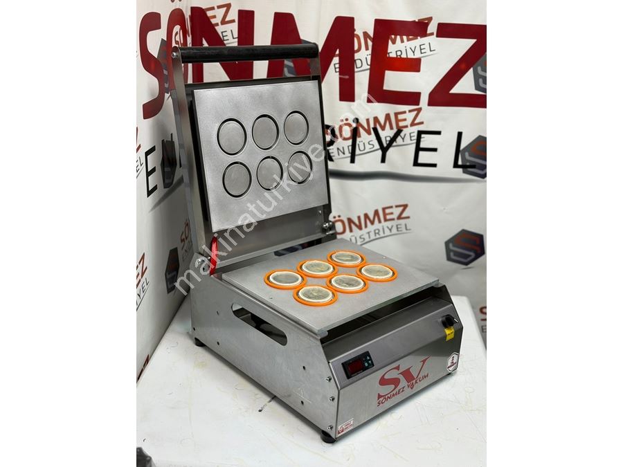 70 Mm Sos Kabı Yapıştırma Kapatma Makinesi Dürüm Sosu Paketleme Makinası