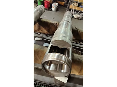 80/156 PVC Ekstrüzyon Makinası İçin Konik Vida Kovan Seti - 2