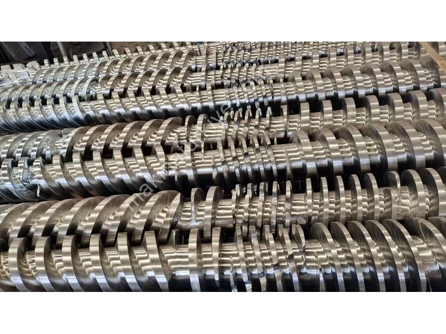 80/156 PVC Ekstrüzyon Makinası İçin Konik Vida Kovan Seti