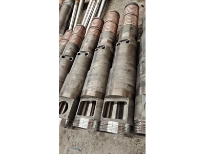 80/156 PVC Ekstrüzyon Makinası İçin Konik Vida Kovan Seti - 6