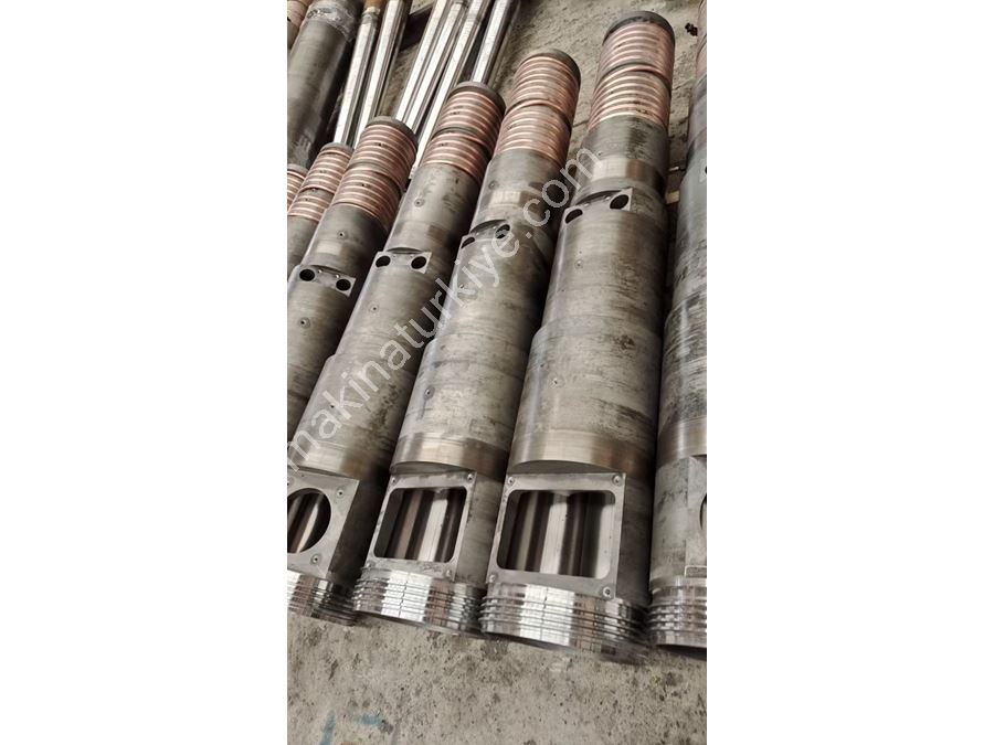 80/156 PVC Ekstrüzyon Makinası İçin Konik Vida Kovan Seti