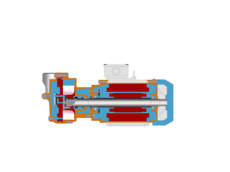 230 m³/h 5,5 kW Su Halkalı Monoblok Vakum Pompası