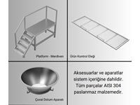 500 Lt Standart Seyyar Toz Karıştırma Mikseri - 3