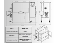 500 Lt Standart Seyyar Toz Karıştırma Mikseri - 2