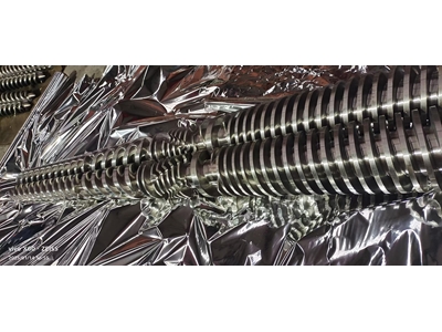 55/120 PVC Ekstrüzyon Makinası İçin Konik Çift Vida Kovan Seti - 6
