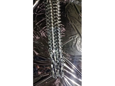 55/120 PVC Ekstrüzyon Makinası İçin Konik Çift Vida Kovan Seti - 4