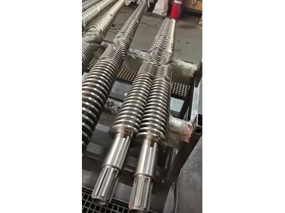 80/156 PVC Ekstrüzyon Makinası İçin Konik Çift Vida Kovan Seti - 14