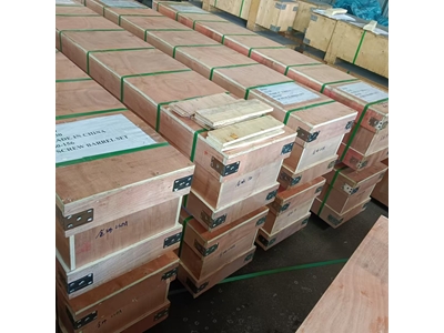 80/156 PVC Ekstrüzyon Makinası İçin Konik Çift Vida Kovan Seti - 6