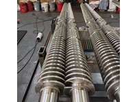 High Capacity Conical Twin Screw Barrel Set for 92/188 PVC Extrusion