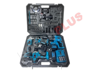125mm Avuç Taşlama, Kırıcı Delici Hilti, Somun Sıkma Sökme, Vidalama Matkap Akülü Ultra 4'Lü Set - 14