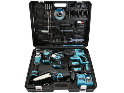 Avuç Taşlama, Kırıcı Delici Hilti, Somun Sıkma Sökme, Vidalama Matkap, Budama Testere 5'Li Set - 8