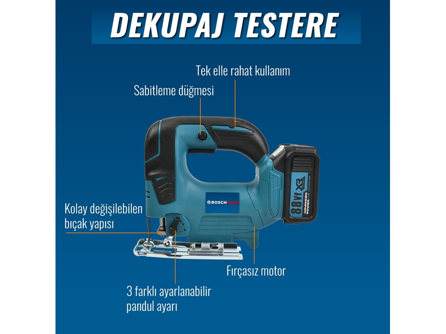 125mm Avuç Taşlama, Kırıcı Delici Hilti, Somun Sıkma Sökme Akülü 6'Lı Set