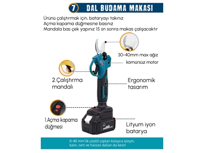 Kırıcı Delici Matkap, Avuç Taşlama, Somun Sıkma Akülü 9'Lu Set - 11