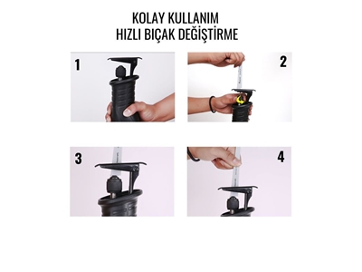 36V 5Ah Akülü Tilki Kuyruğu Testere - 3