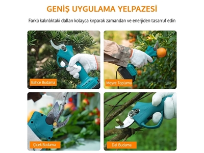 Akülü Makaslı Dal Budama Ve Dal Budama Testere 2'Li Set - 4