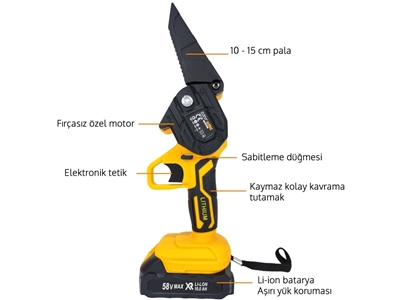Akülü Makaslı Dal Budama Ve Dal Budama Testere 2'Li Set - 2