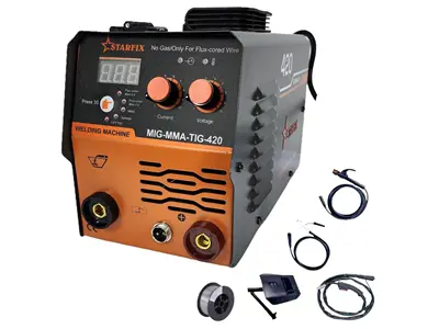 250A MIG MMA TIG 420 3 Fonksiyonlu Gazsız Gaz Altı Kaynak Makinesi