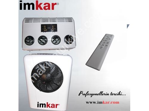 12V İş Makinaları için Elektrikli Klima Sistemi