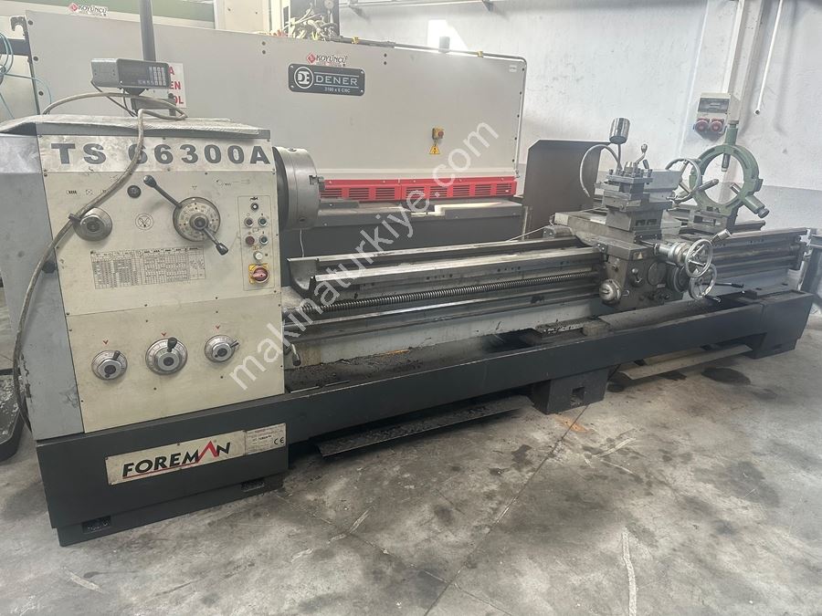 3 Metre 660 Çap (Dijitalli) Üniversal Torna Tezgahı