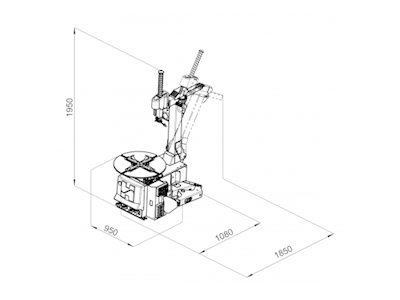 10"–24" Lastik Sökme Takma Makinesi - 1