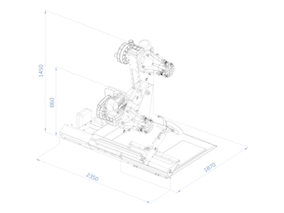 14"– 56" Ağır Vasıta Araçlar İçin Elektro-Hidrolik Lastik Sökme Takma Makinesi - 1