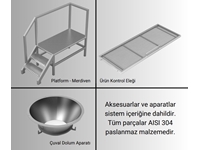 150 Lt Yatay Toz Karıştırma Mikseri - 4