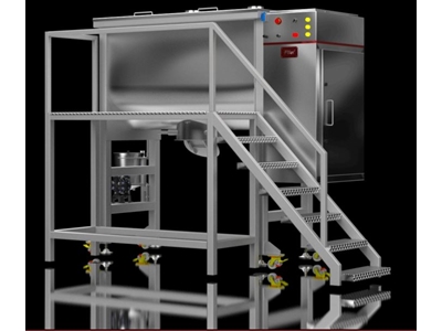 1000 Lt Yatay Toz Karıştırma Mikseri - 0