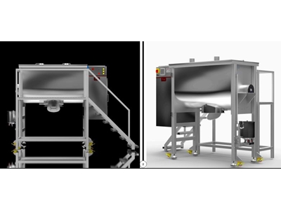 1000 Lt Yatay Toz Karıştırma Mikseri - 2