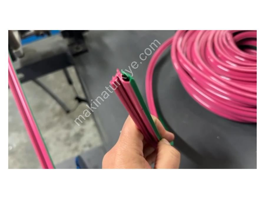 60 Lık Coex Extruder Yumuşak Sert Fitil Conta Üretim Hattı